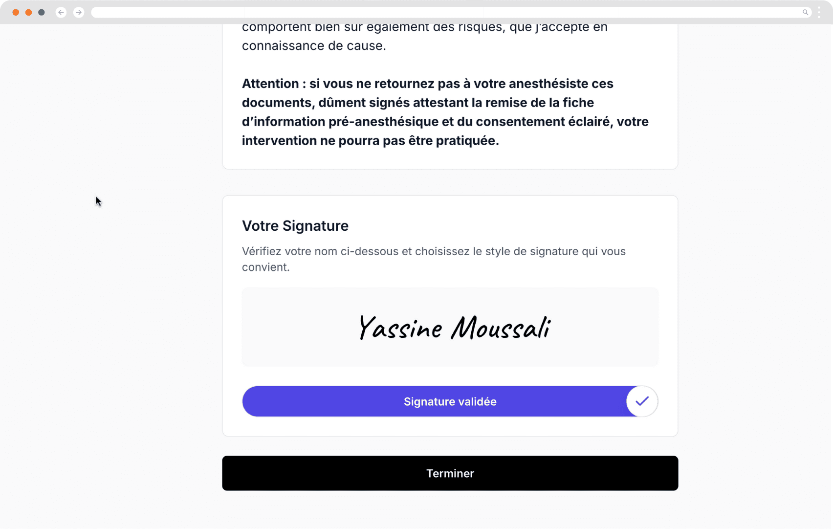 Une interface intuitive pour vous et vos patients, intégrable à vos outils existants.
